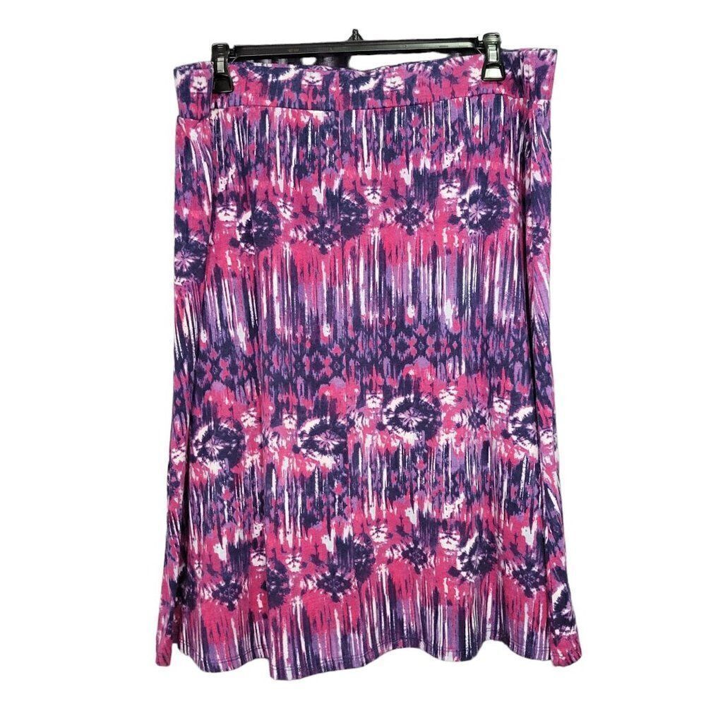 Faded Glory Tie Dye Skirt (Size 3X)